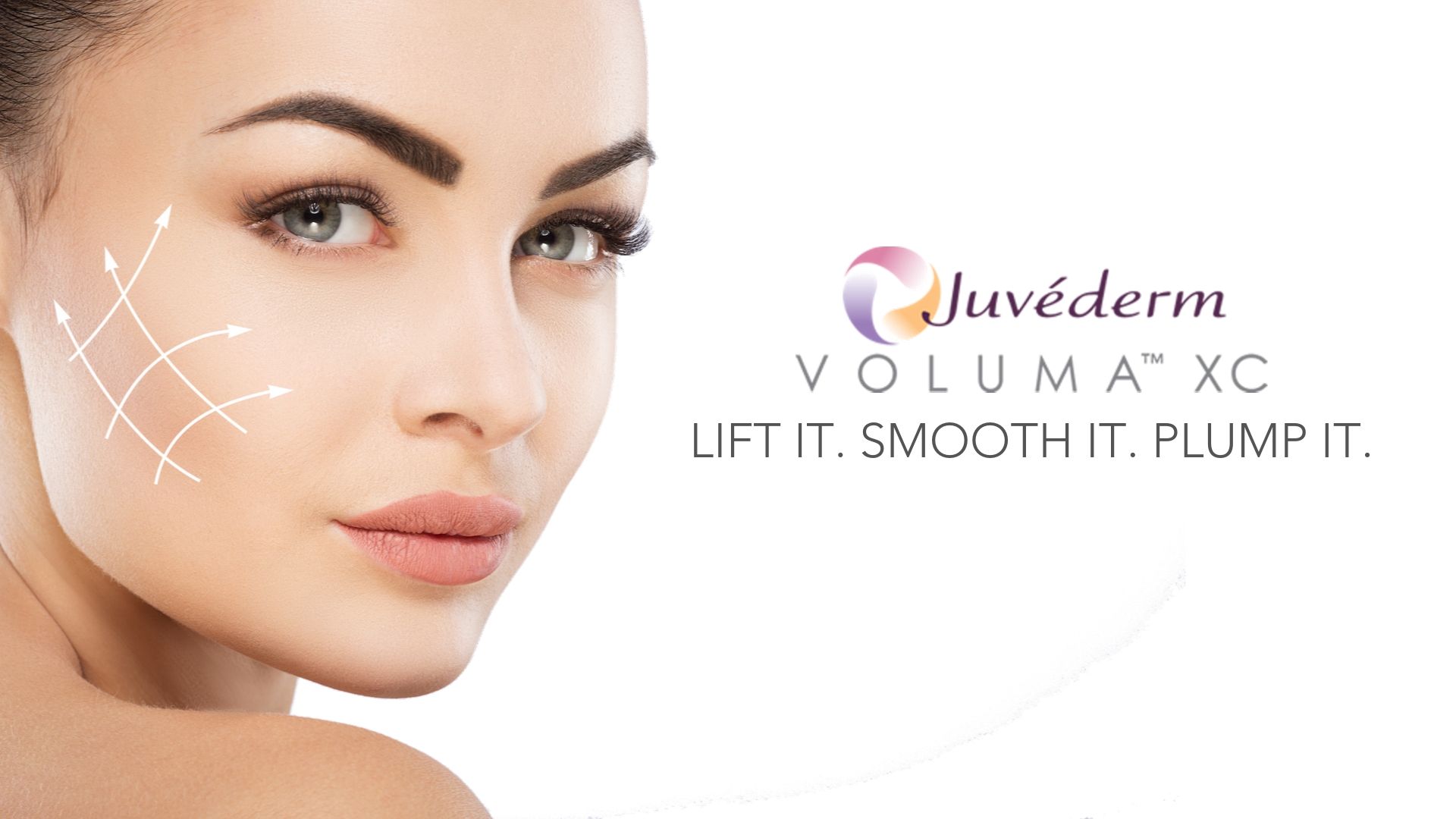 Woman with accentuated features from Juvederm treatment at shore medical aesthetics.